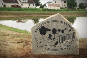 Craftsman Village Sign June 19, 2014